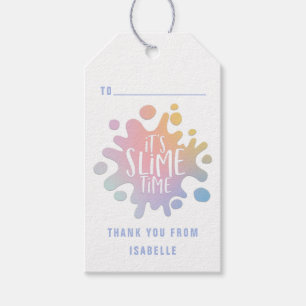Het is tijd om te bedanken cadeaulabel