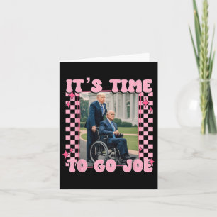 Het Is Tijd Om Te Gaan Joe Grappige Trump 2024 Kaart