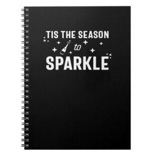 Het Is Tijd Om Te Glanzen - Humor Witte Design Notitieboek