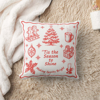Het Is Tijd Om Te Schitteren Kerstmis Kussen