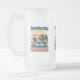 Het is tijd om te surfen - Hawaii Matglas Bierpul