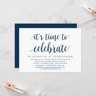 Het Is Tijd Om Te Vieren, Trouw Elopement Diner I Kaart