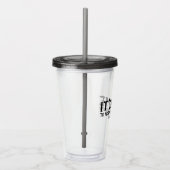 Het is tijd om therapie te normaliseren in Grunge Acryl Drinkbeker (Rechts)