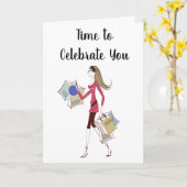 **HET IS TIJD OM U TE CELEBRAËREN** ZELDAG KAART (Gele Bloem)