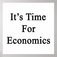 Het is tijd voor de economie