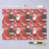 Het is tijd voor de Kerstman Tissuepapier (Craft)