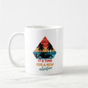 Het is tijd voor een nieuw avontuur - Surf Sunset Koffiemok