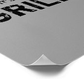 Het is tijd voor GRILL. Poster (Hoek)