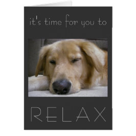 Het is tijd voor je om te ontspannen
