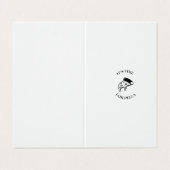 Het is tijd voor pizza visitekaartjes (Buitenkant ongevouwen)