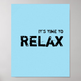 Het is tijd voor RELAX. Poster
