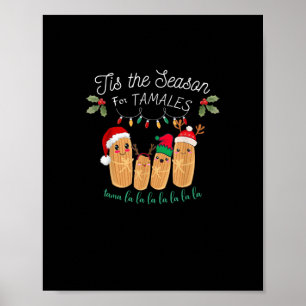 Het Is Tijd Voor Tamales Mexicaans Kerst Moderne Poster