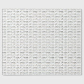 Het is Triplet Boys, 3 Boys, Gepersonaliseerd Gift Cadeaupapier (Vlak)