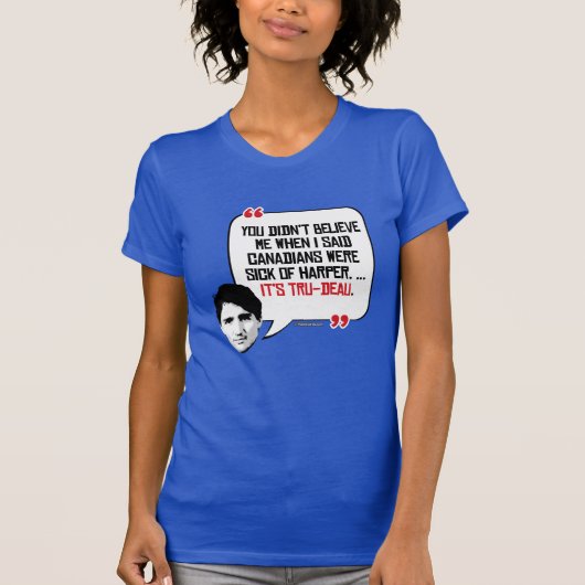Het is Tru-deau T-shirt (Voorkant)