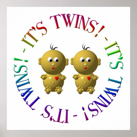 Het is tweeling! poster (Voorkant)