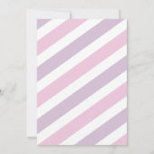 Het is Twins Girls Baby shower Gold & Pink Invite Kaart (Achterkant)