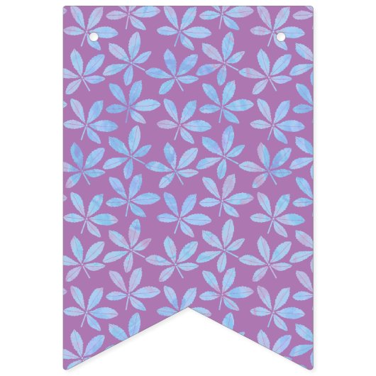 Het is Twins Lavender Polk Baby shower Bunting Fla Vlaggetjes (Eerste vlag)