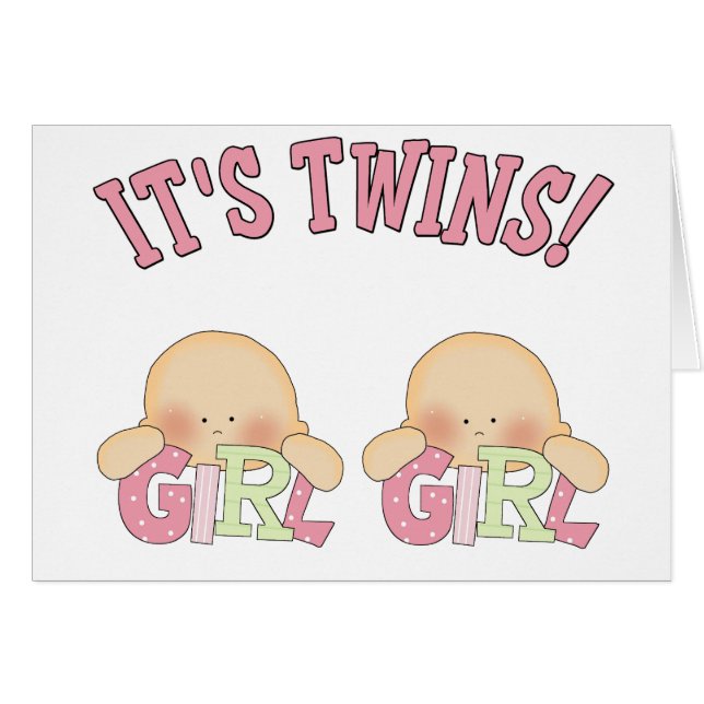 Het is Twins. (MEISJE) (Voorkant Horizontaal)