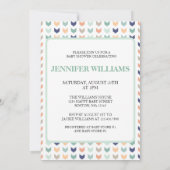 Het is Twins Modern Geometric Twins Baby shower Kaart (Achterkant)