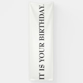 HET IS UW BIRTHDAY Banner (Verticaal)