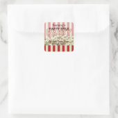 Het is uw partij Sticker personaliseer het! (Tas)