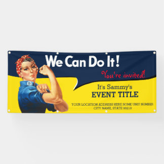 Het is uw persoonlijke aanbieding voor Rosie Event Spandoek