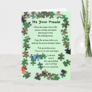 Het is Uw Raadsel! Kaart met Stukken