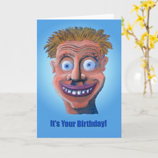 Het is Uw Verjaardag! Kaart (Gele Bloem)