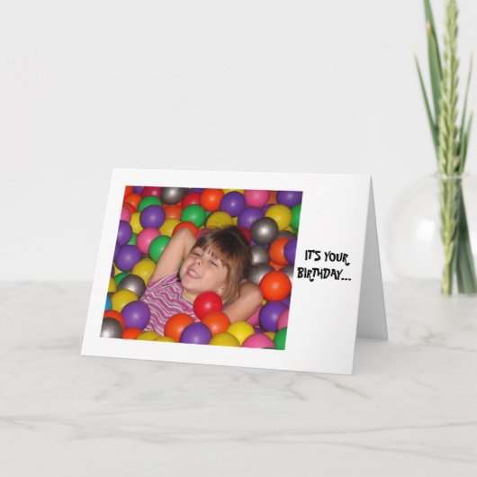 HET IS UW VERJAARDAG… KAART (Voorkant)