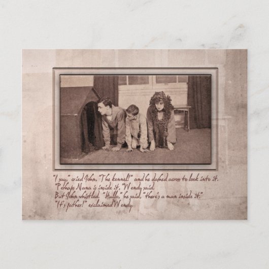 Het is vader, ExclaimWendy. Briefkaart (Voorkant)