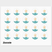 Het is van belang voor deze ene Starfish Ronde Sticker (Vel)