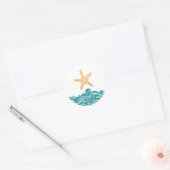 Het is van belang voor deze ene Starfish Ronde Sticker (Envelop)