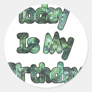 Het is vandaag mijn verjaardag Hakuna Matata.png Ronde Sticker