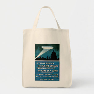 Het is veel beter om de kogels te zien... tote bag