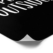 Het is veel te veel mensen buiten poster (Hoek)