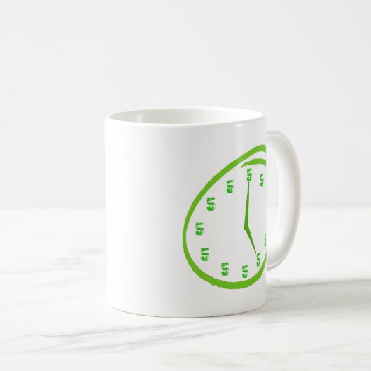 Het is vijf O'Clock ergens anders Koffiemok (Voorkant rechts)