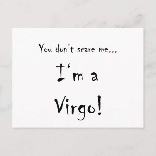 Het is Virgo Ding. Briefkaart (Voorkant)