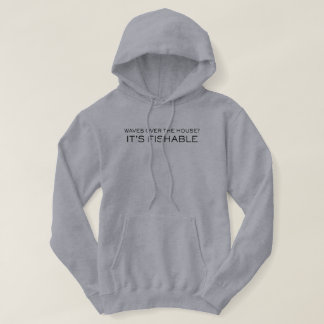 Het is Visbaar Grappige Visvangst Hoodie
