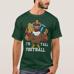 Het is voetbal, jongens voetbal kalkoen grappige d t-shirt