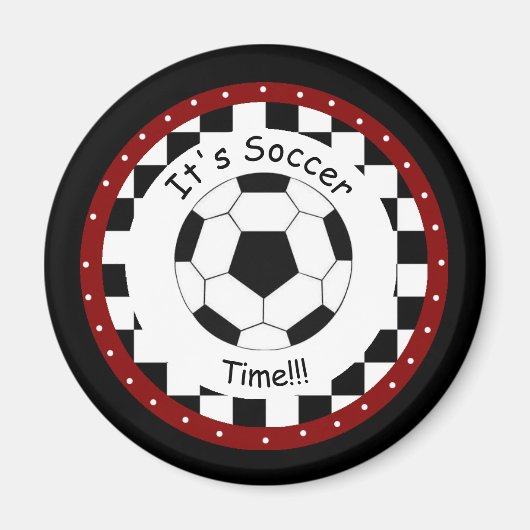 Het is voetbaltijd! Magneet (Voorkant)