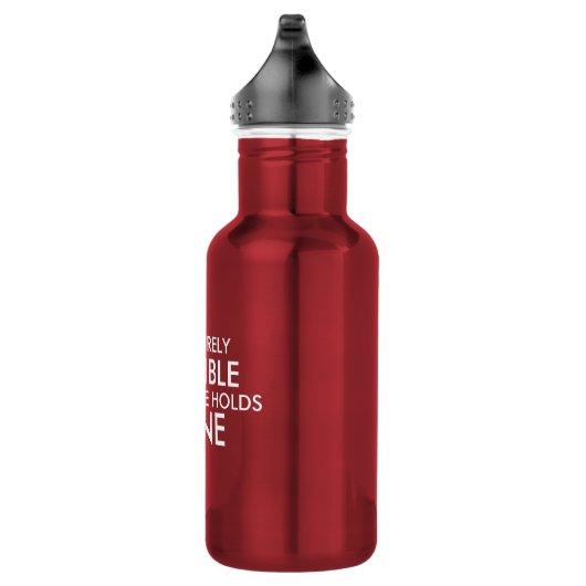 Het is volledig mogelijk dat deze fles wijn bevat. (Rechts)