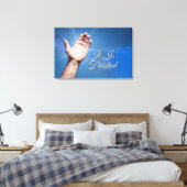 Het is voltooid canvas afdruk (Insitu (Slaapkamer))