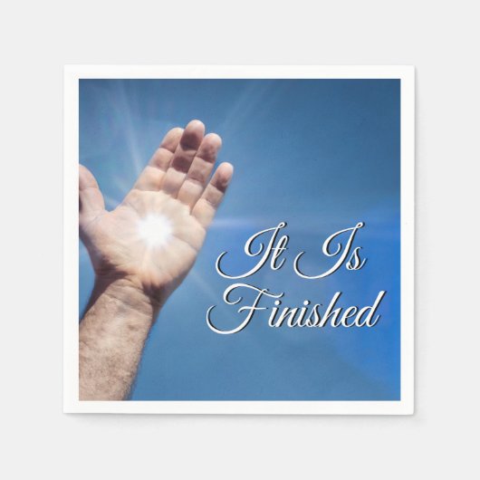 Het is voltooid servet (Voorkant)