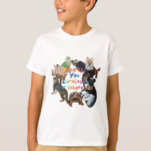 Het is voor stagiair t-shirt