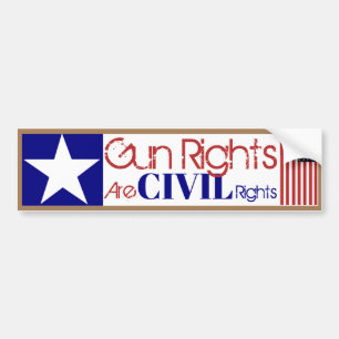 Het is voor Trump Pistool Rights zijn Civil Rights Bumpersticker