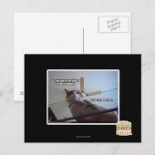 Het is voorbij mijn avondeten briefkaart (Voorkant / Achterkant)