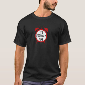 Het is voorpret tijd grappig voor mannen, vrouwe t-shirt