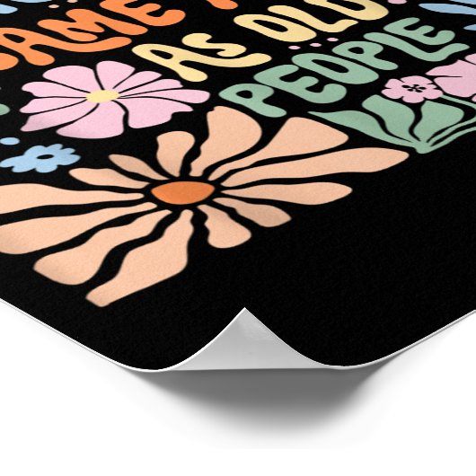 Het is vreemd dat het dezelfde leeftijd heeft als poster (Hoek)