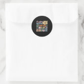 Het is vreemd dat het dezelfde leeftijd heeft als ronde sticker (Tas)