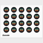Het is vreemd dat het dezelfde leeftijd heeft als ronde sticker (Vel)